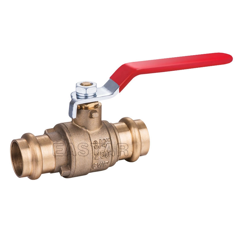 Hot Selling Good Price Quality 600wog 3/4&prime;&prime; Lead Free Brass Press Ball Valve OEM/ODM